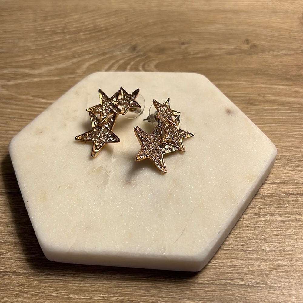 Gold Stars ⭐️ Earrings